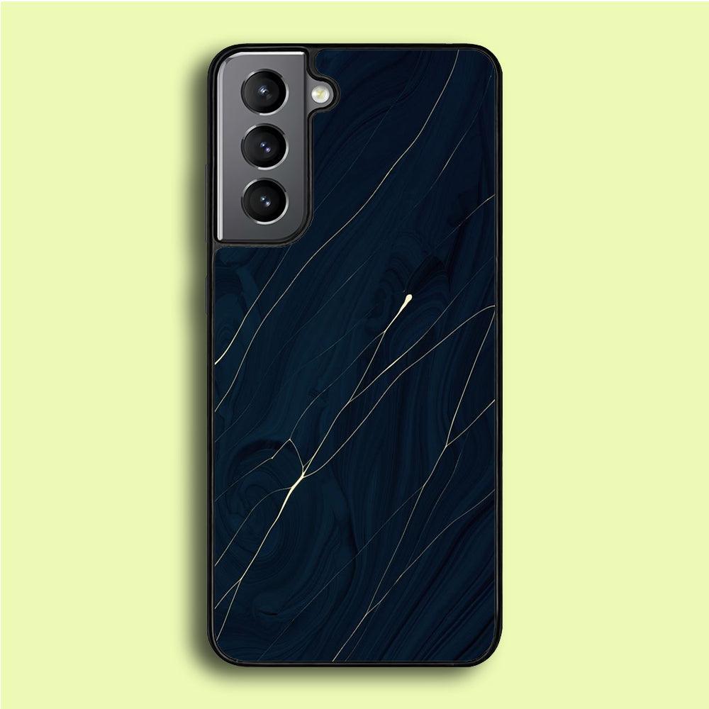 Marble Pattern 019 Samsung Galaxy S21 Plus Case-Rubber / White (2D Case)-Xtracase