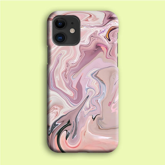 Marble Pattern 026 iPhone 12 Case-Plastic / Full Wrap (3D Case)-Xtracase