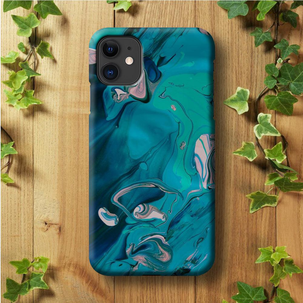 Marble Pattern 028 iPhone 11 Case-Plastic / Full Wrap (3D Case)-Xtracase
