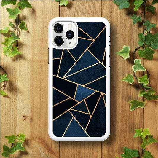 Marble Pattern 029 iPhone 11 Pro Case-Rubber / White (2D Case)-Xtracase
