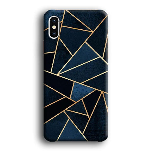 Marble Pattern 029 iPhone Xs Case-Plastic / Full Wrap (3D Case)-Xtracase