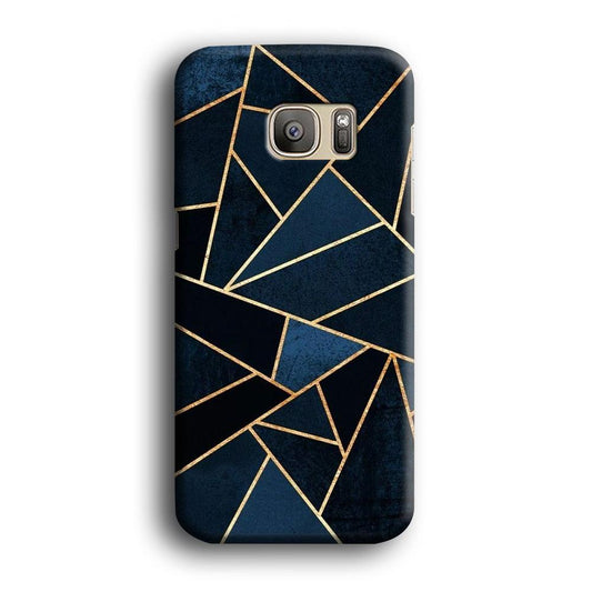 Marble Pattern 029 Samsung Galaxy S7 Edge Case-Plastic / Full Wrap (3D Case)-Xtracase