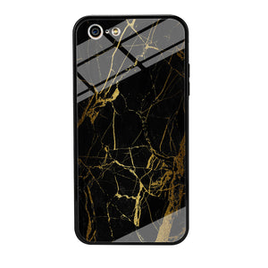 Marble Pattern Black and Gold iPhone 5 | 5s Case