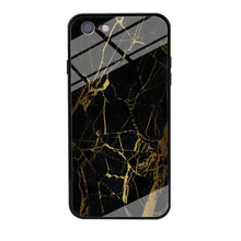Load image into Gallery viewer, Marble Pattern Black and Gold iPhone 6 | 6s Case