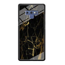 Load image into Gallery viewer, Marble Pattern Black and Gold Samsung Galaxy Note 9 Case