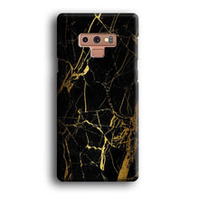 Load image into Gallery viewer, Marble Pattern Black and Gold Samsung Galaxy Note 9 Case