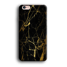 Load image into Gallery viewer, Marble Pattern Black and Gold iPhone 6 | 6s Case