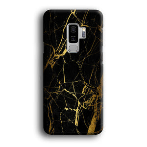 Marble Pattern Black and Gold Samsung Galaxy S9 Plus Case