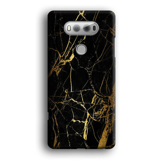 Marble Pattern Black and Gold LG V20 3D Case-Xtracase