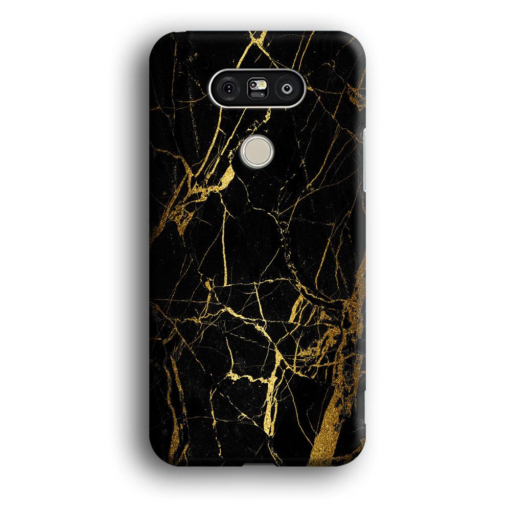 Marble Pattern Black and Gold LG G5 3D Case-Xtracase