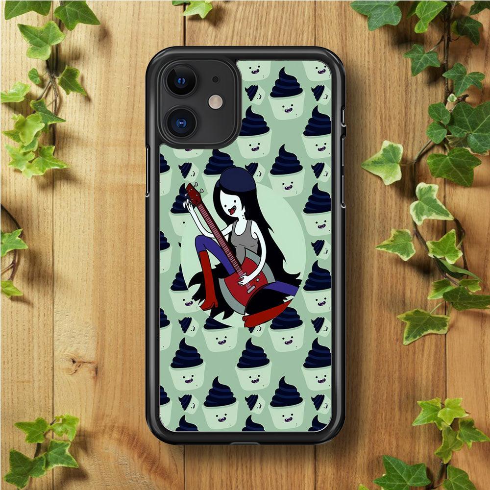Marceline The Vampire Queen iPhone 11 Case-Rubber / Black (2D Case)-Xtracase