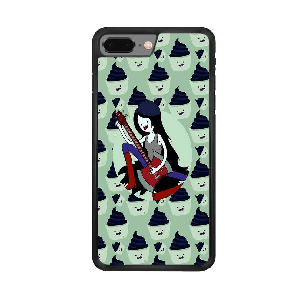 Marceline The Vampire Queen iPhone 7 Plus Case-Rubber / Black (2D Case)-Xtracase