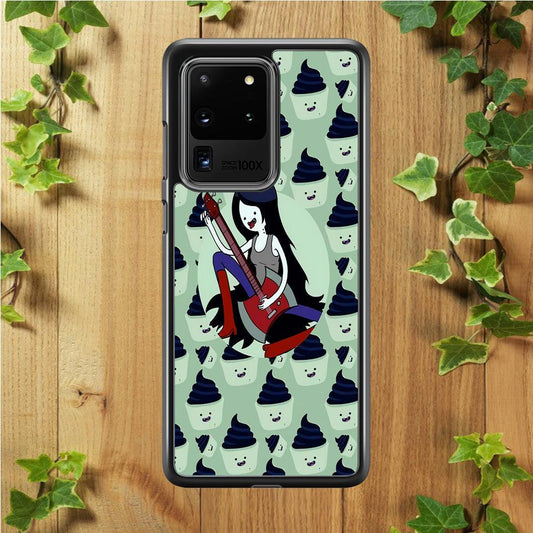 Marceline The Vampire Queen Samsung Galaxy S20 Ultra Case-Rubber / White (2D Case)-Xtracase