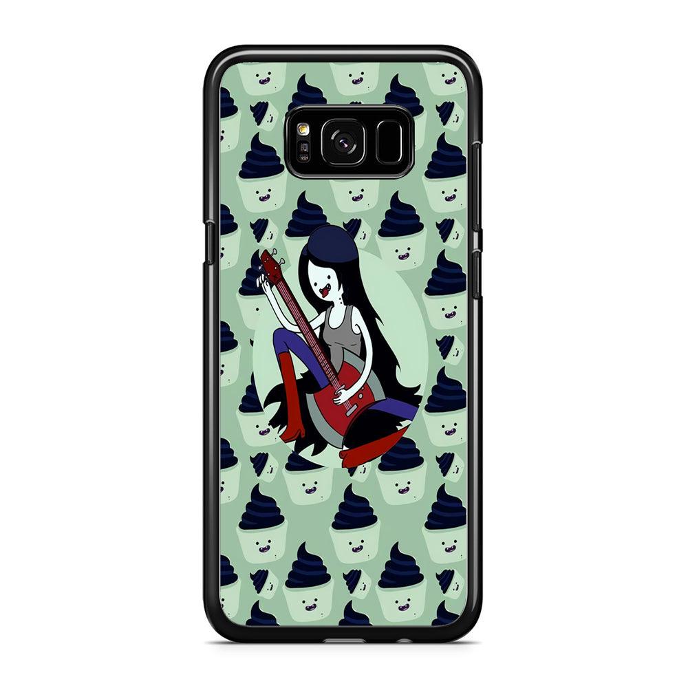 Marceline The Vampire Queen Samsung Galaxy S8 Case-Rubber / Black (2D Case)-Xtracase