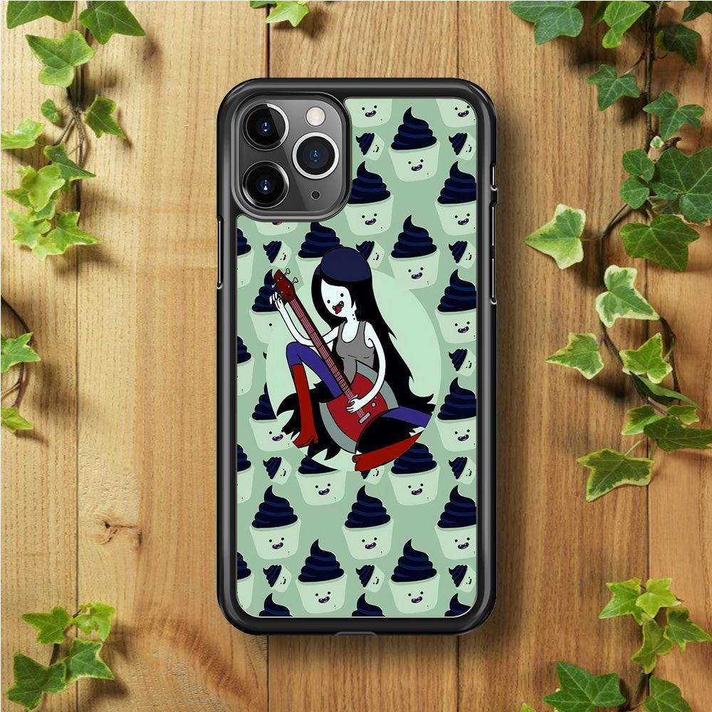 Marceline The Vampire Queen iPhone 11 Pro Case-Rubber / Black (2D Case)-Xtracase