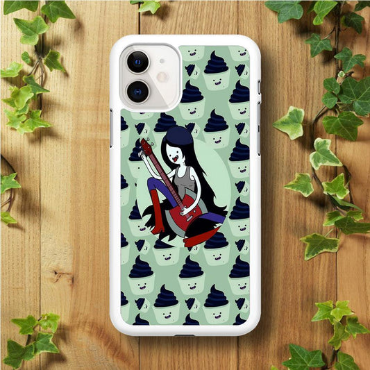Marceline The Vampire Queen iPhone 11 Case-Rubber / White (2D Case)-Xtracase