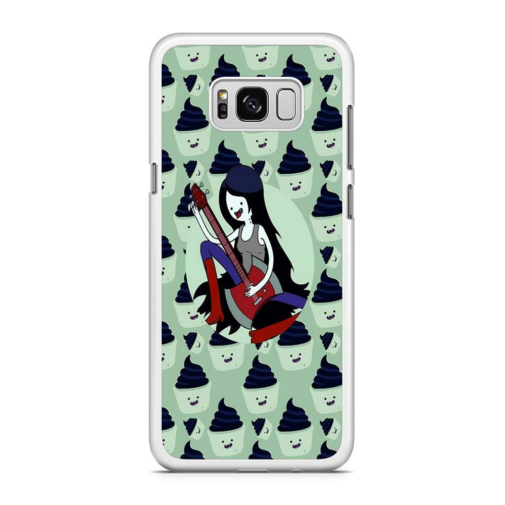 Marceline The Vampire Queen Samsung Galaxy S8 Case-Rubber / White (2D Case)-Xtracase