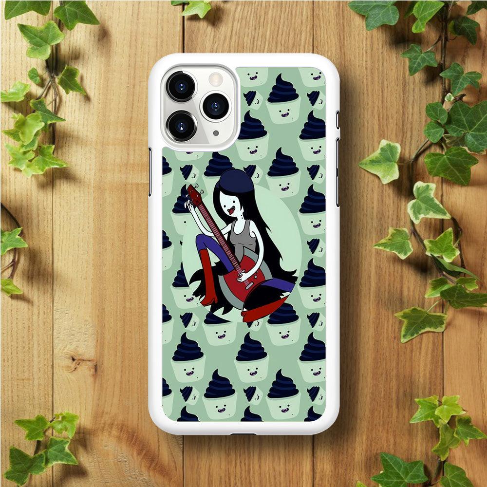 Marceline The Vampire Queen iPhone 11 Pro Max Case-Rubber / White (2D Case)-Xtracase