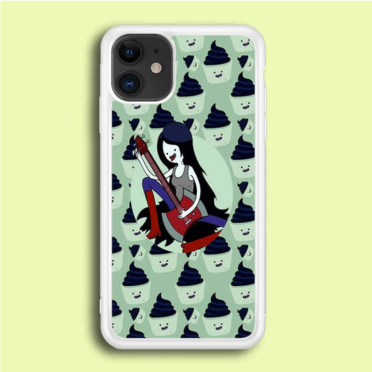 Marceline The Vampire Queen iPhone 12 Case-Rubber / White (2D Case)-Xtracase