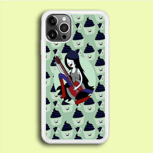 Marceline The Vampire Queen iPhone 12 Pro Case-Rubber / White (2D Case)-Xtracase