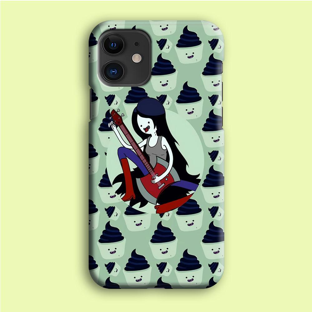 Marceline The Vampire Queen iPhone 12 Case-Plastic / Full Wrap (3D Case)-Xtracase