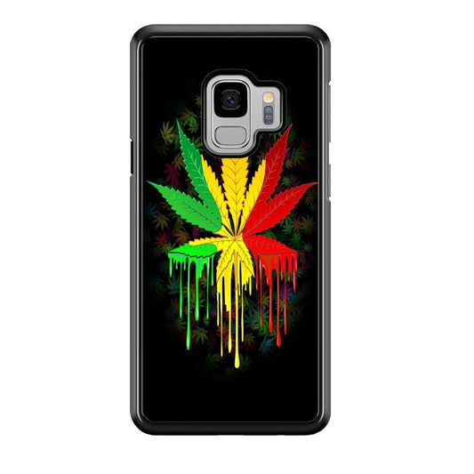 Marijuana Art Samsung Galaxy S9 Case-Plastic / Full Wrap (3D Case)-Xtracase