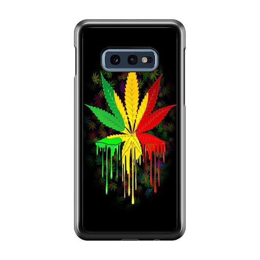 Marijuana Art Samsung Galaxy S10E Case-Plastic / Full Wrap (3D Case)-Xtracase