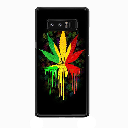 Marijuana Art Samsung Galaxy Note 8 Case-Plastic / Full Wrap (3D Case)-Xtracase