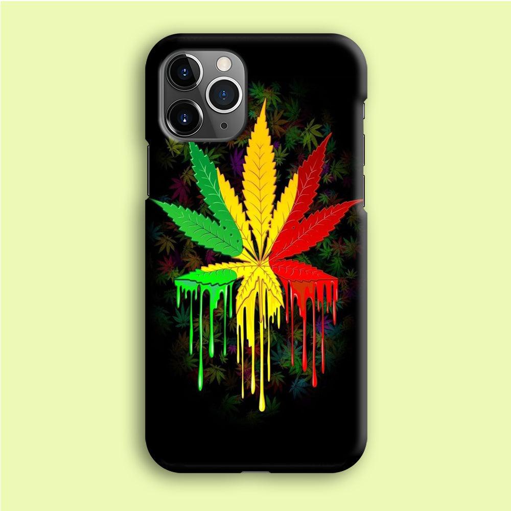 Marijuana Art iPhone 12 Pro Case-Plastic / Full Wrap (3D Case)-Xtracase