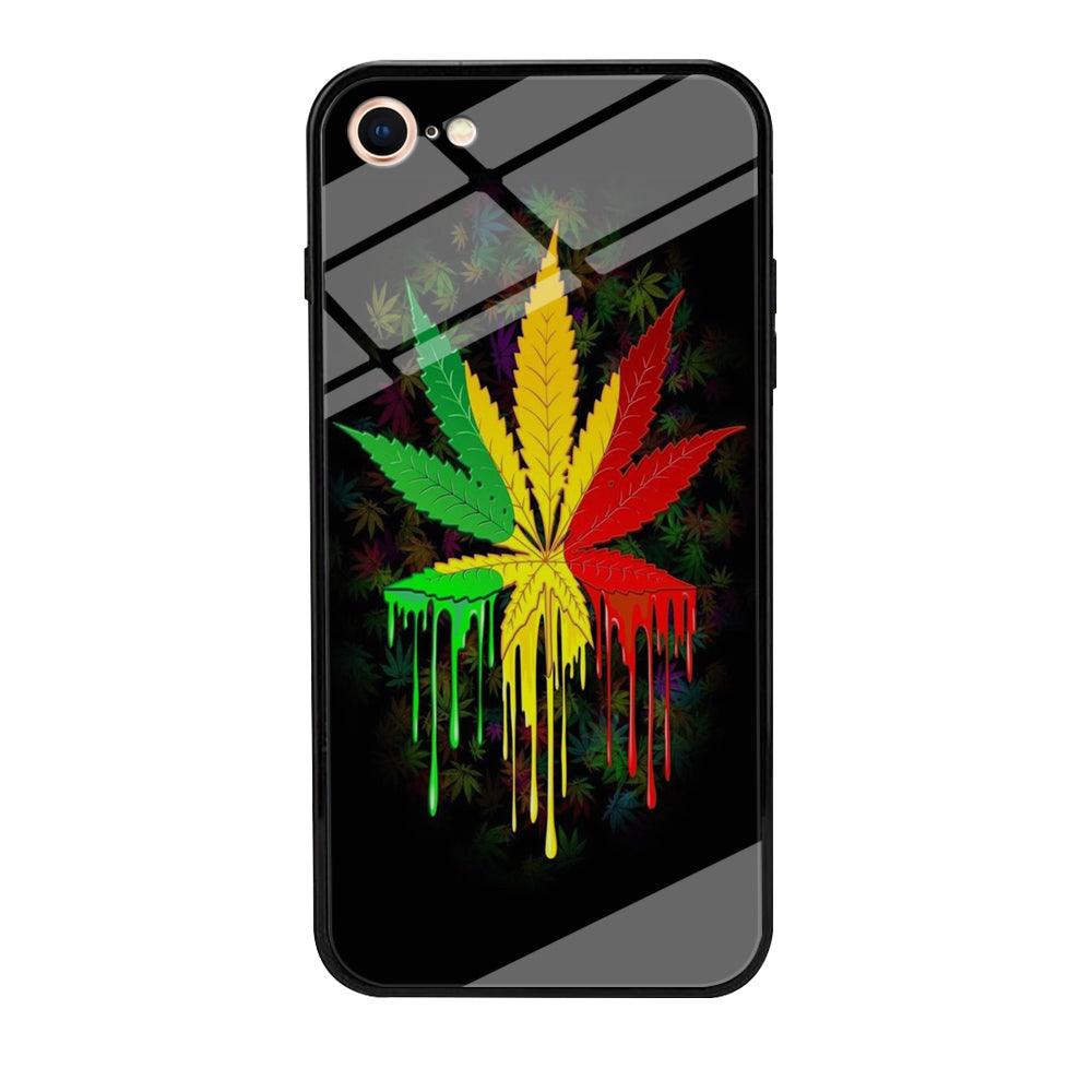 Marijuana Art iPhone 7 Case-Tempered Glass Case-Xtracase