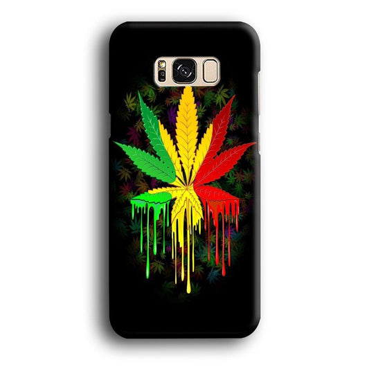 Marijuana Art Samsung Galaxy S8 Case-Plastic / Full Wrap (3D Case)-Xtracase