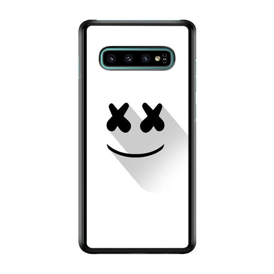 Marshmello Samsung Galaxy S10 Case-Plastic / Full Wrap (3D Case)-Xtracase