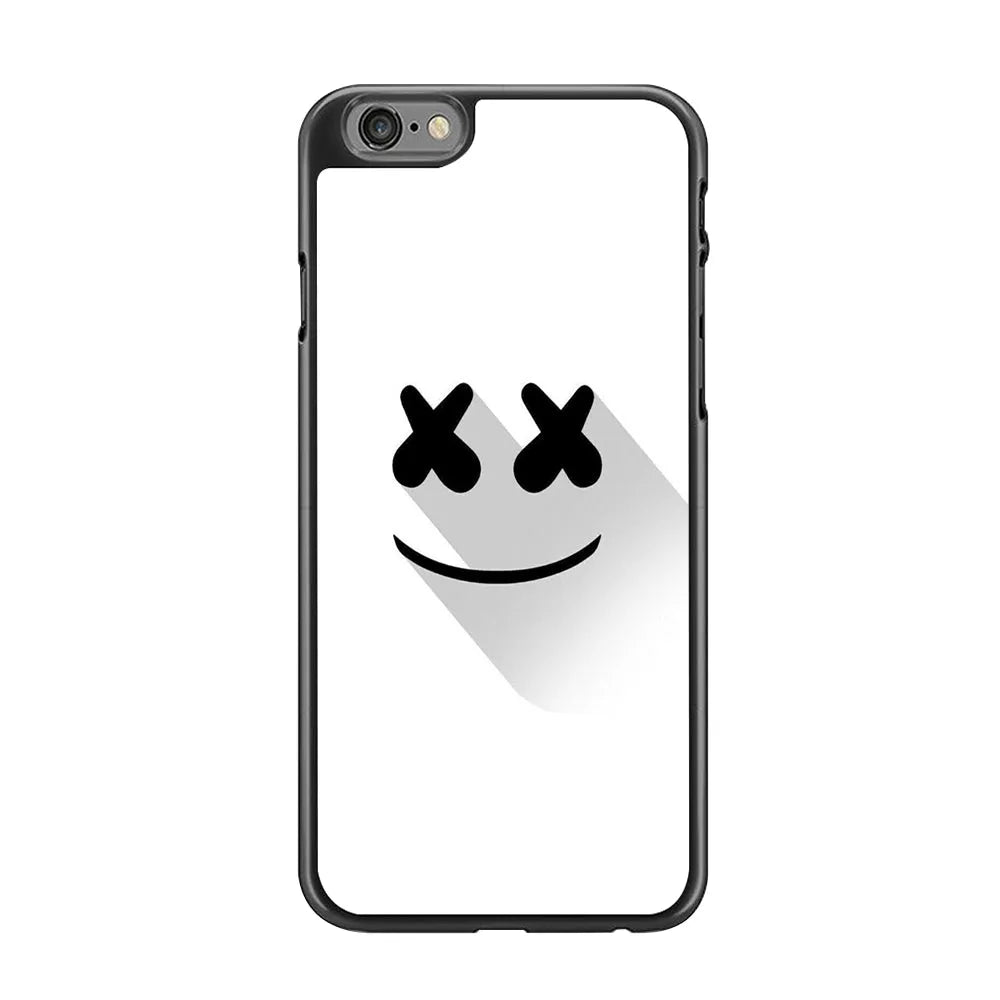 Marshmello iPhone 6 Plus | 6s Plus Case-Rubber / Black (2D Case)-Xtracase
