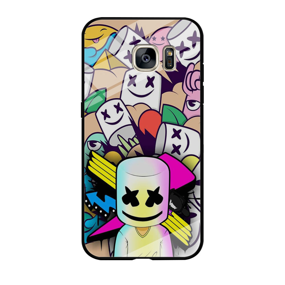 Marshmello Art Samsung Galaxy S7 Edge Case