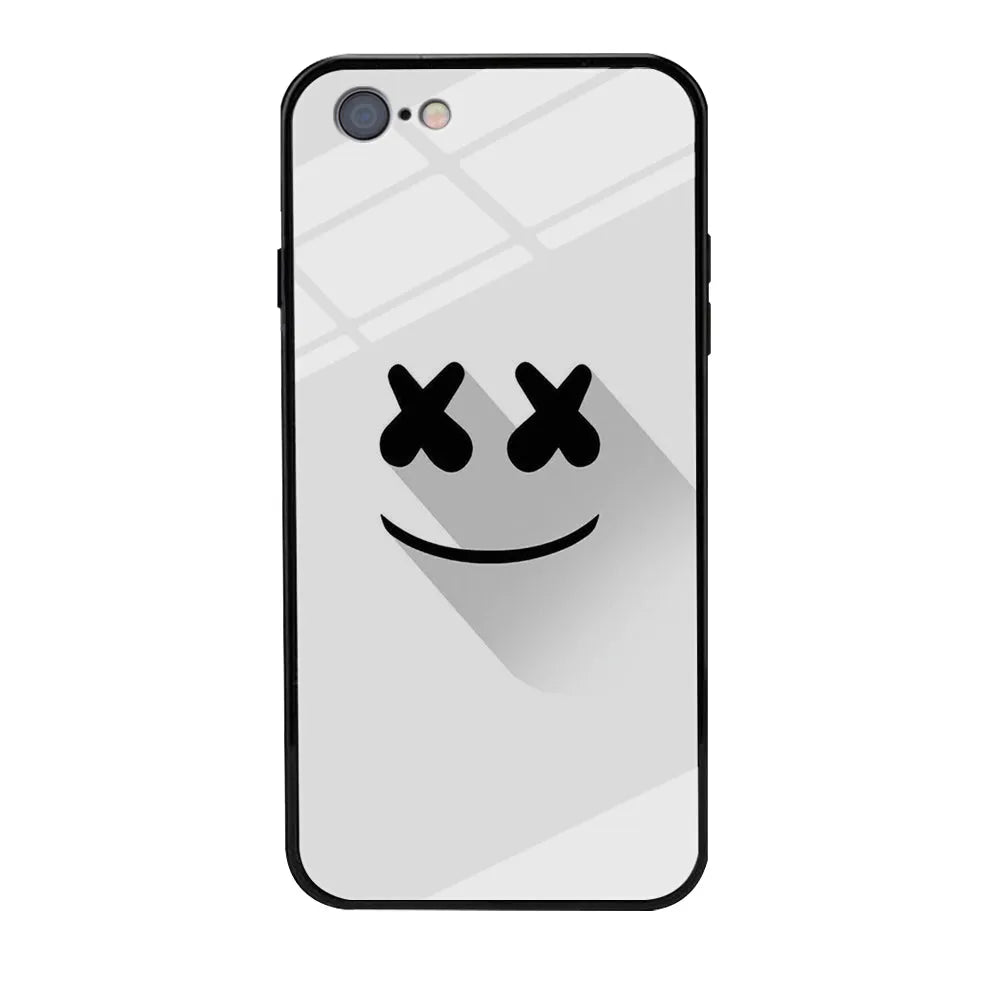 Marshmello iPhone 6 Plus | 6s Plus Case-Tempered Glass Case-Xtracase