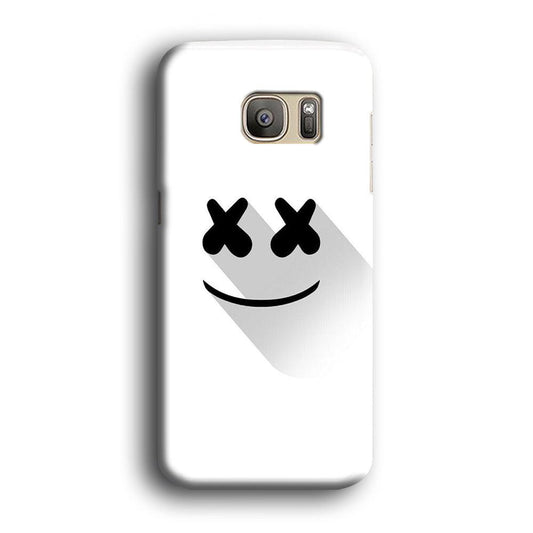 Marshmello Samsung Galaxy S7 Edge Case-Plastic / Full Wrap (3D Case)-Xtracase