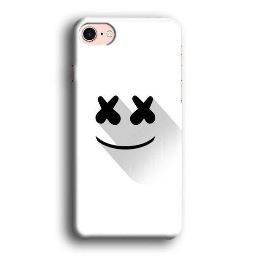 Marshmello iPhone 8 Case-Plastic / Full Wrap (3D Case)-Xtracase