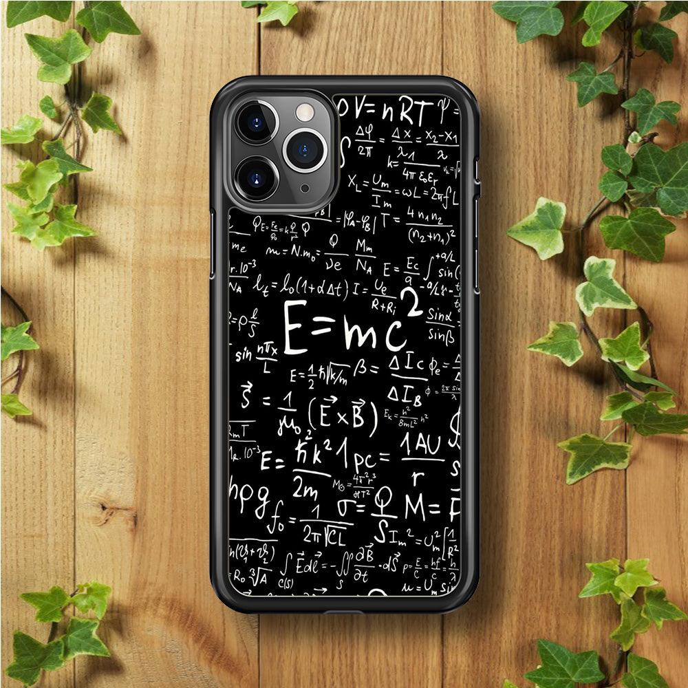 Matematic Pattern 001 iPhone 11 Pro Case-Rubber / Black (2D Case)-Xtracase