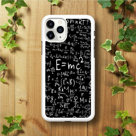 Matematic Pattern 001 iPhone 11 Pro Case-Rubber / White (2D Case)-Xtracase
