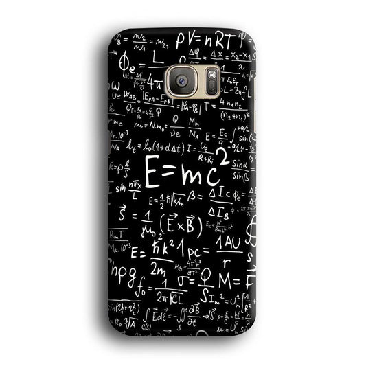 Matematic Pattern 001 Samsung Galaxy S7 Edge Case-Plastic / Full Wrap (3D Case)-Xtracase