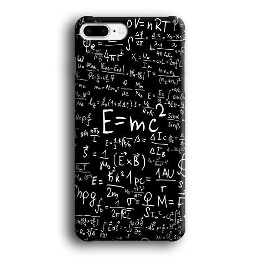Matematic Pattern 001 iPhone 8 Plus Case-Plastic / Full Wrap (3D Case)-Xtracase