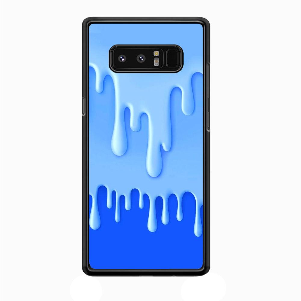 Melted Blue Cream Samsung Galaxy Note 8 Case-Plastic / Full Wrap (3D Case)-Xtracase