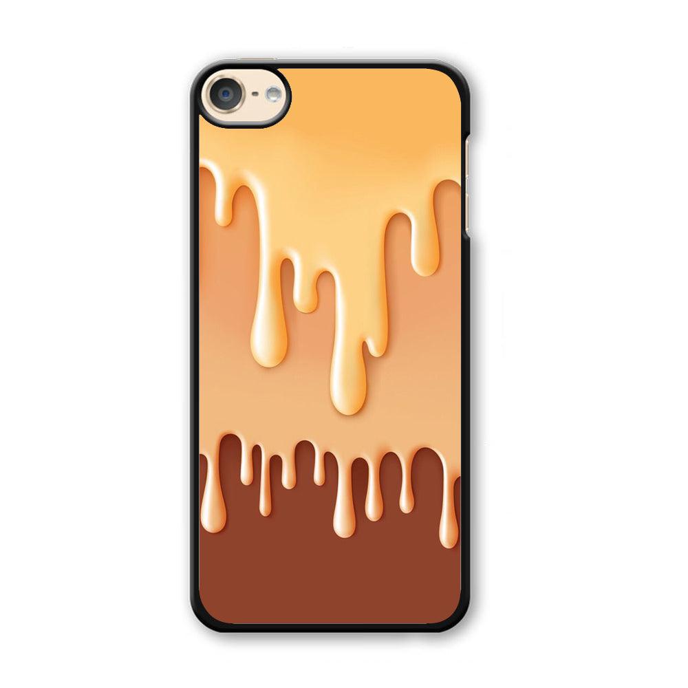 Melted Brown Cream iPod Touch 6 Case-Plastic / Full Wrap (3D Case)-Xtracase