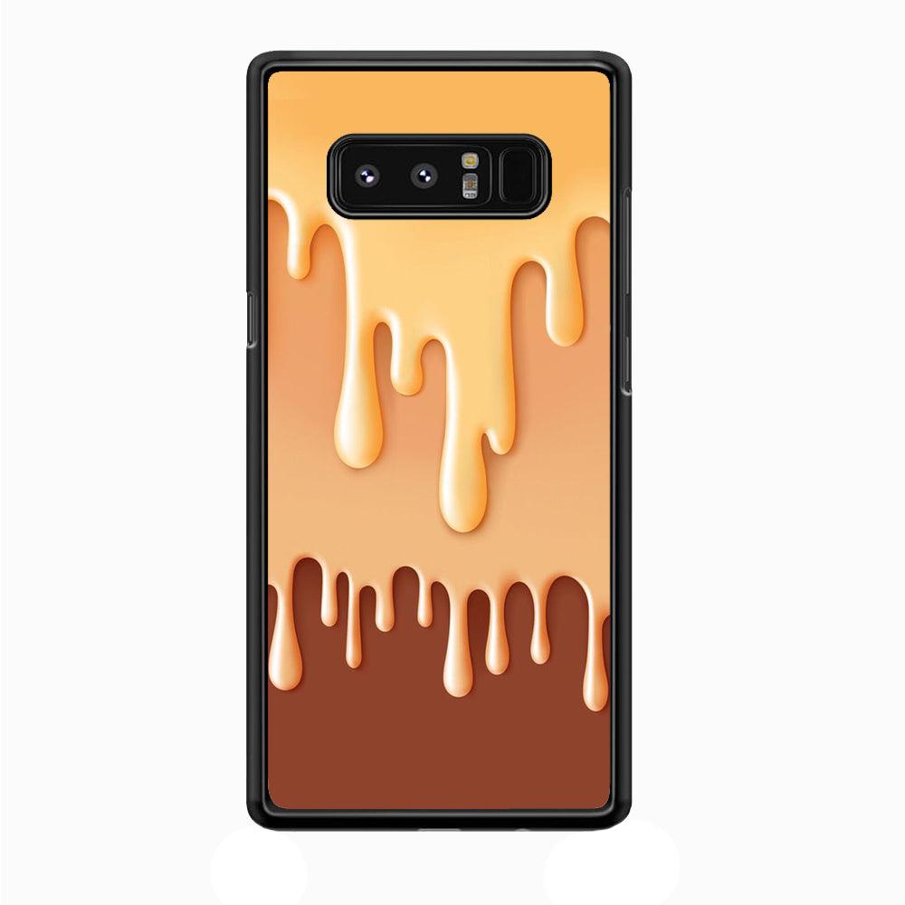 Melted Brown Cream Samsung Galaxy Note 8 Case-Plastic / Full Wrap (3D Case)-Xtracase