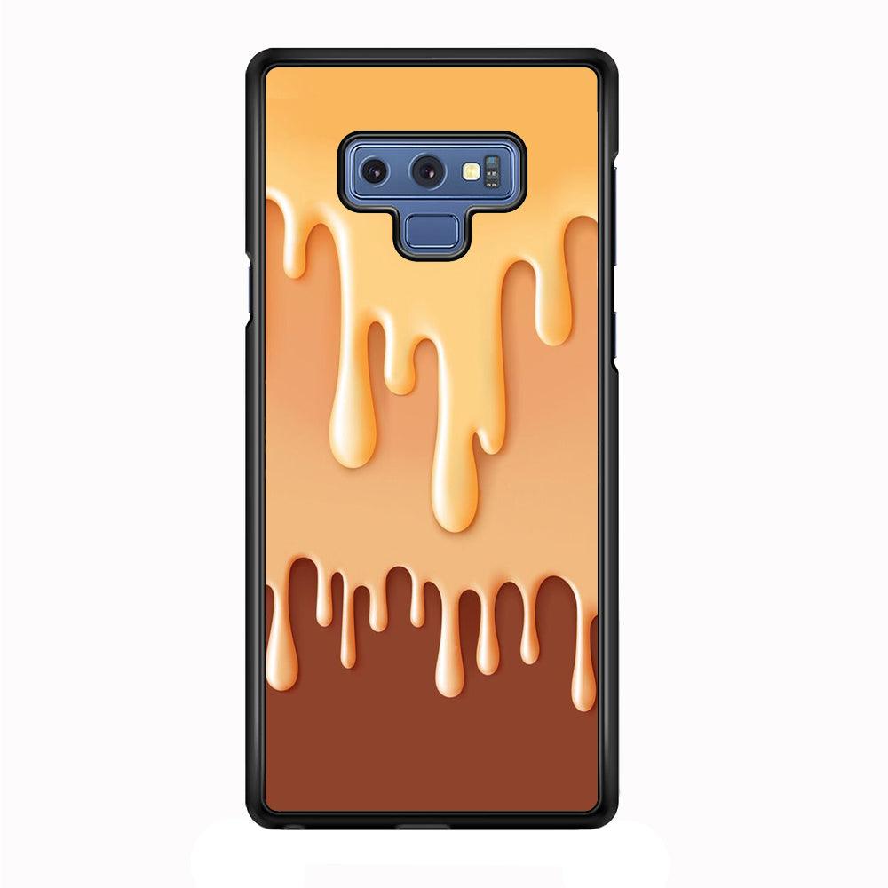Melted Brown Cream Samsung Galaxy Note 9 Case-Plastic / Full Wrap (3D Case)-Xtracase