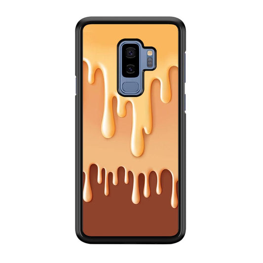 Melted Brown Cream Samsung Galaxy S9 Plus Case-Plastic / Full Wrap (3D Case)-Xtracase