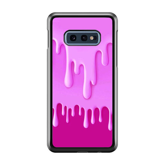 Melted Pink Cream Samsung Galaxy S10E Case-Plastic / Full Wrap (3D Case)-Xtracase