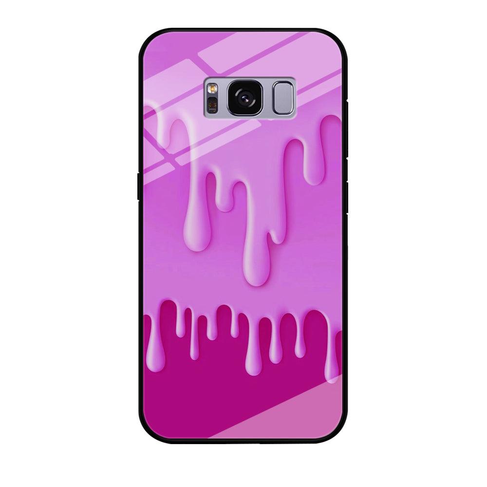 Melted Pink Cream Samsung Galaxy S8 Case-Tempered Glass Case-Xtracase