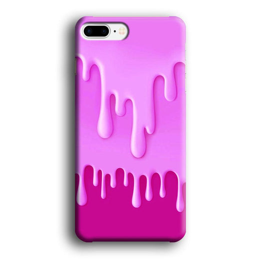 Melted Pink Cream iPhone 7 Plus Case-Plastic / Full Wrap (3D Case)-Xtracase