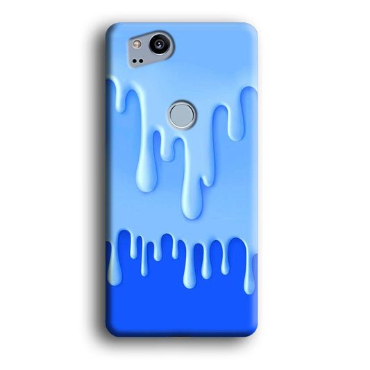 Melted Blue Cream Google Pixel 2 3D Case-Xtracase